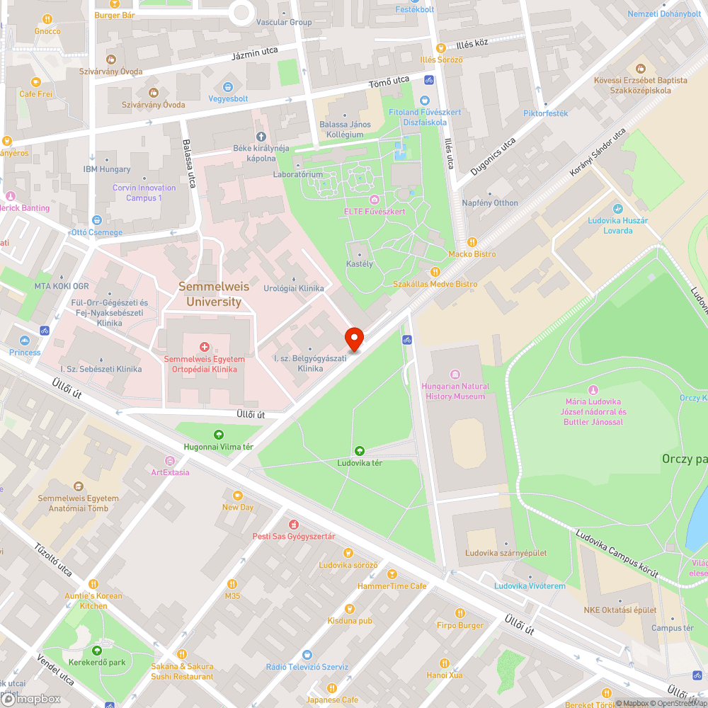 Szetszabdalt, rázós útfelület bejelentés helye