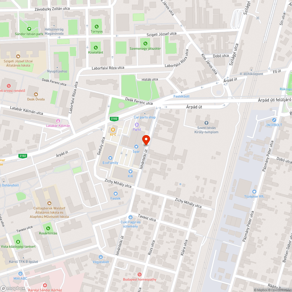 Kerékpárúton parkoló autók bejelentés helye