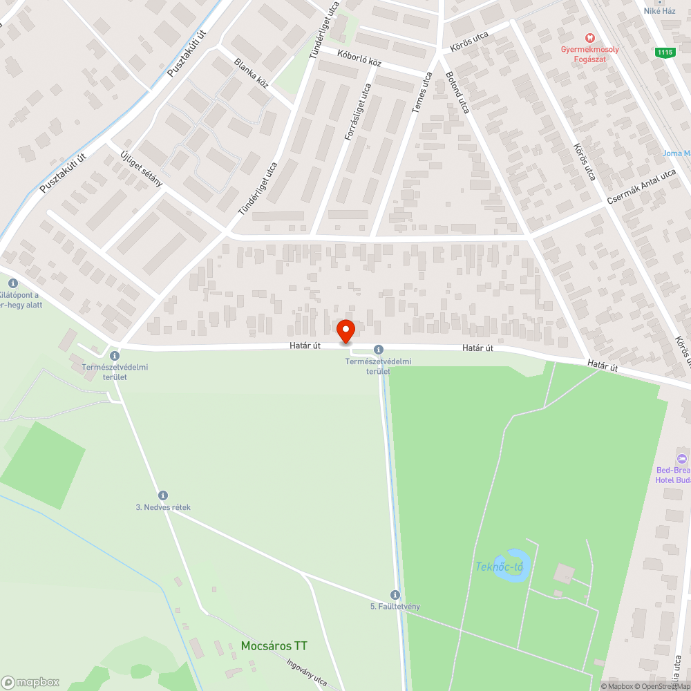 Kidöntött tábla bejelentés helye