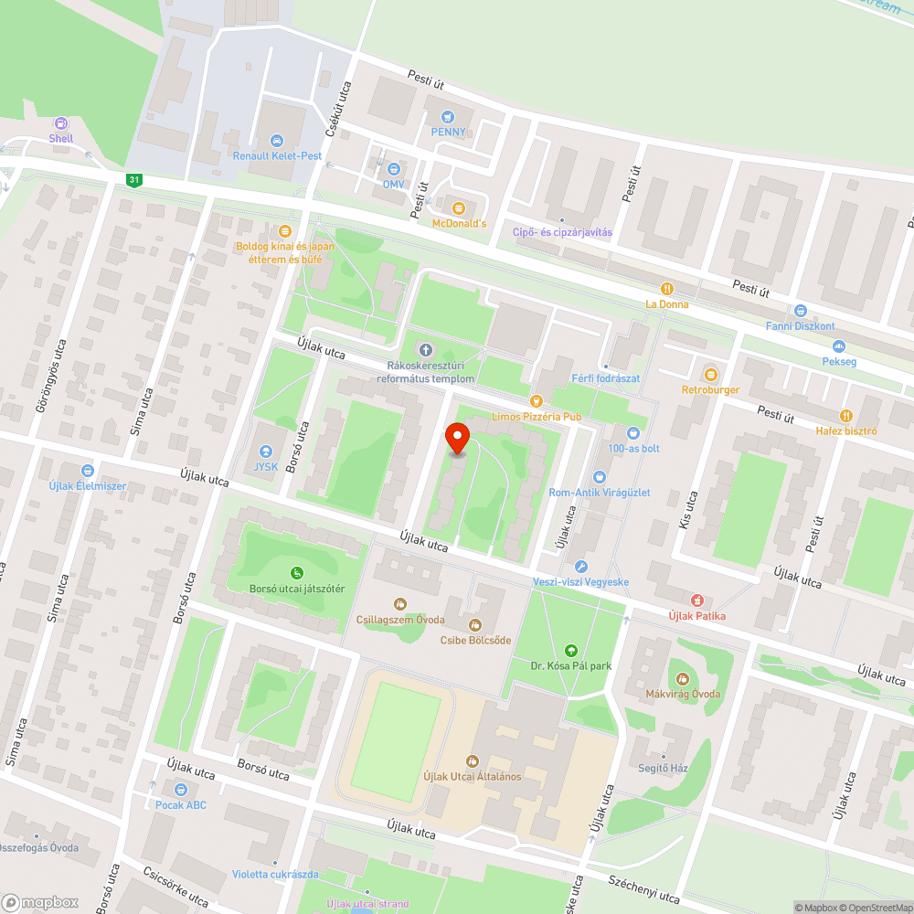 Kilincs hiánya a parkokban bejelentés helye