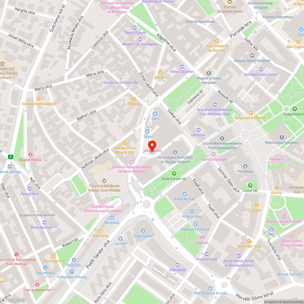 Nem működő közvilágítás a Korona utcán bejelentés helye