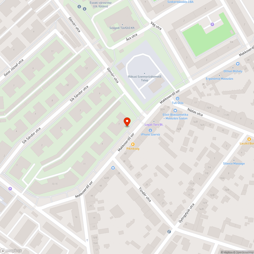 Gyalog és kerékpár útra lógó ágak bejelentés helye