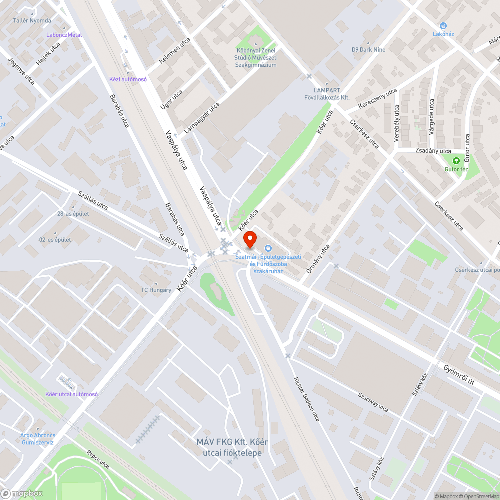 Gödör bejelentés helye