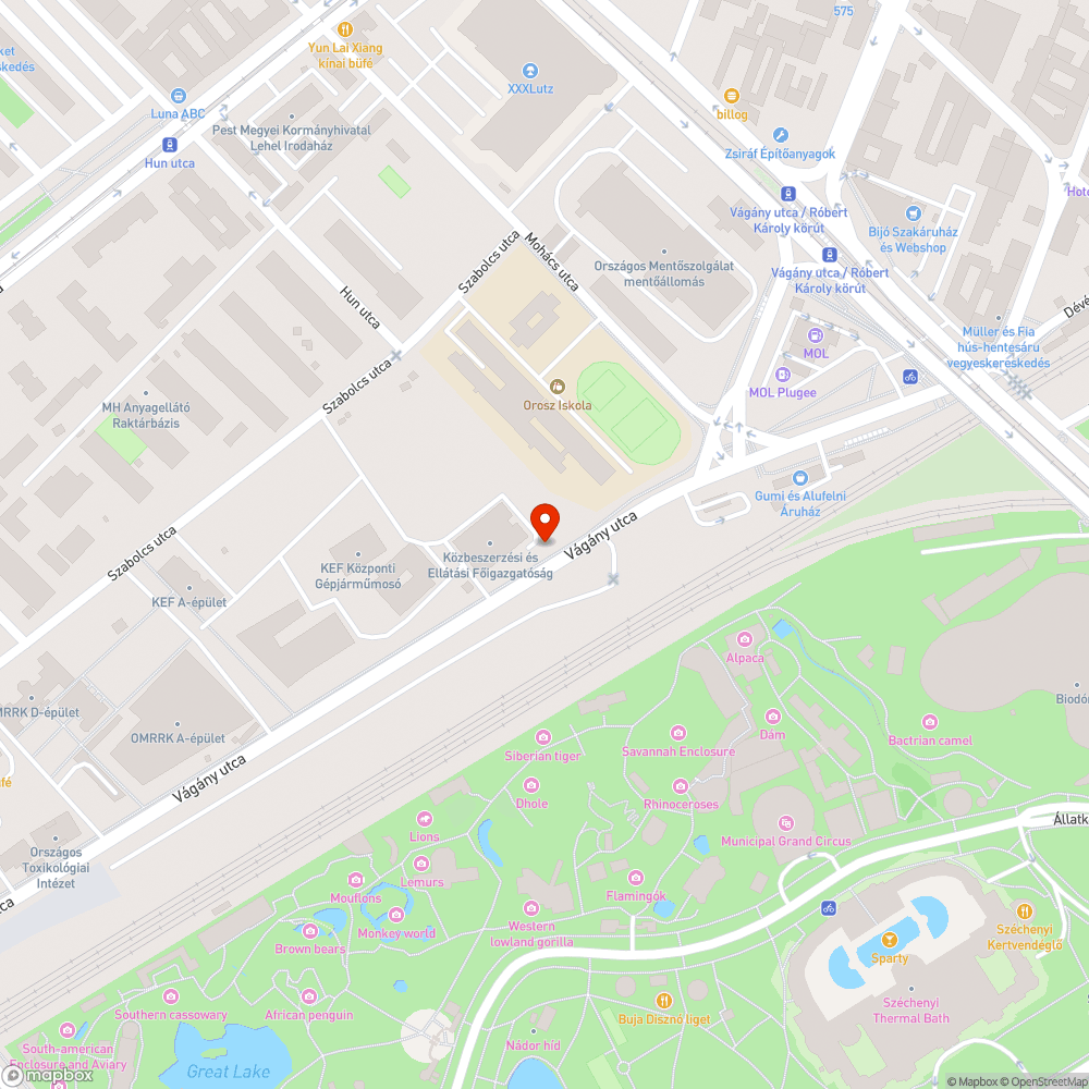 FKF szemeteszsák Vágány utca bejelentés helye