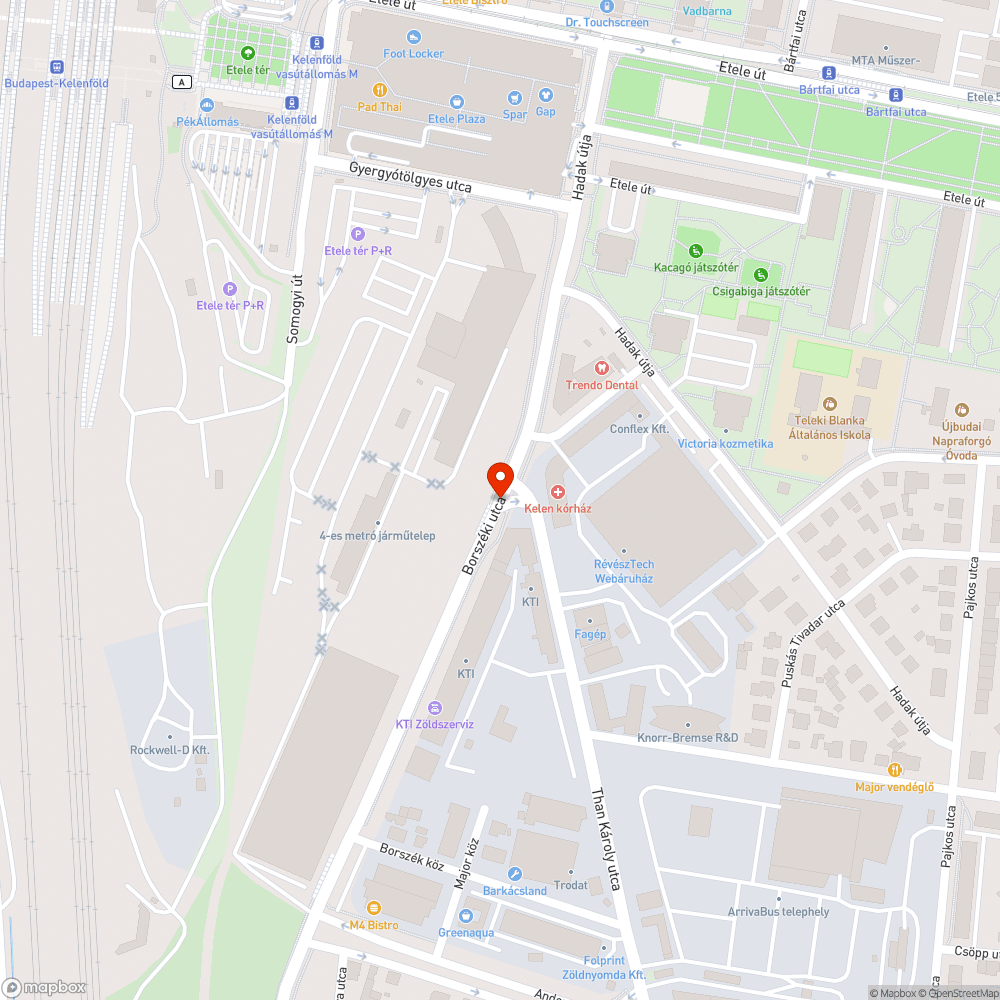 Faültetés? bejelentés helye