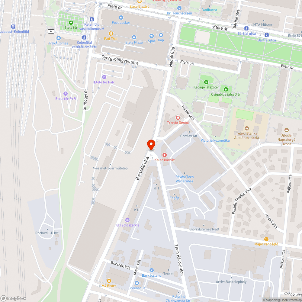 faültetés? bejelentés helye