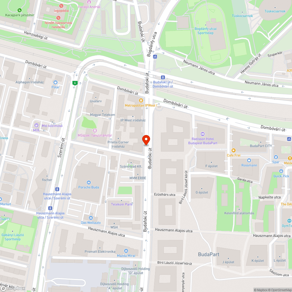 Friss úton, friss süllyedés bejelentés helye