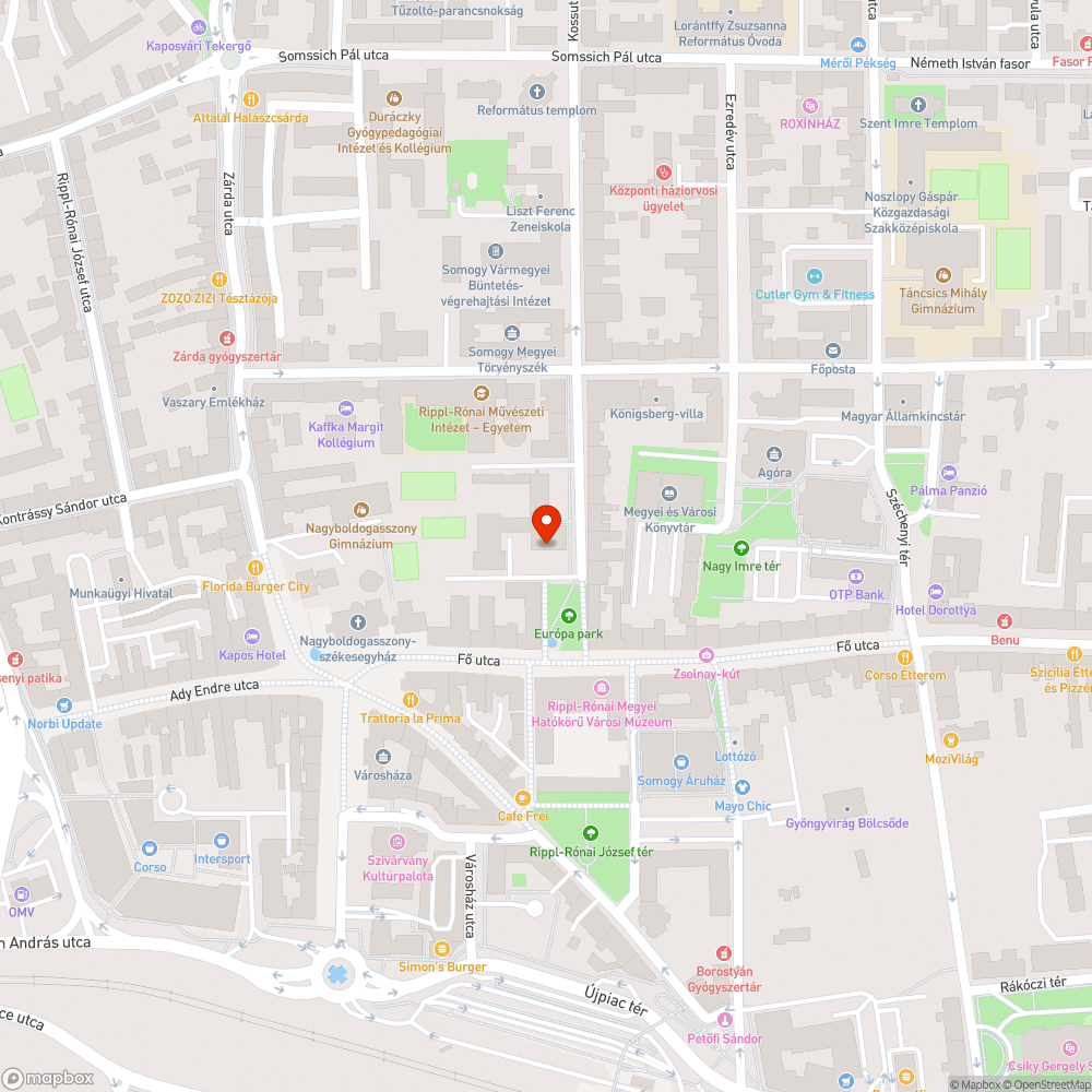 Balesetveszélyes aknafedél az irodaház előtti járdán bejelentés helye