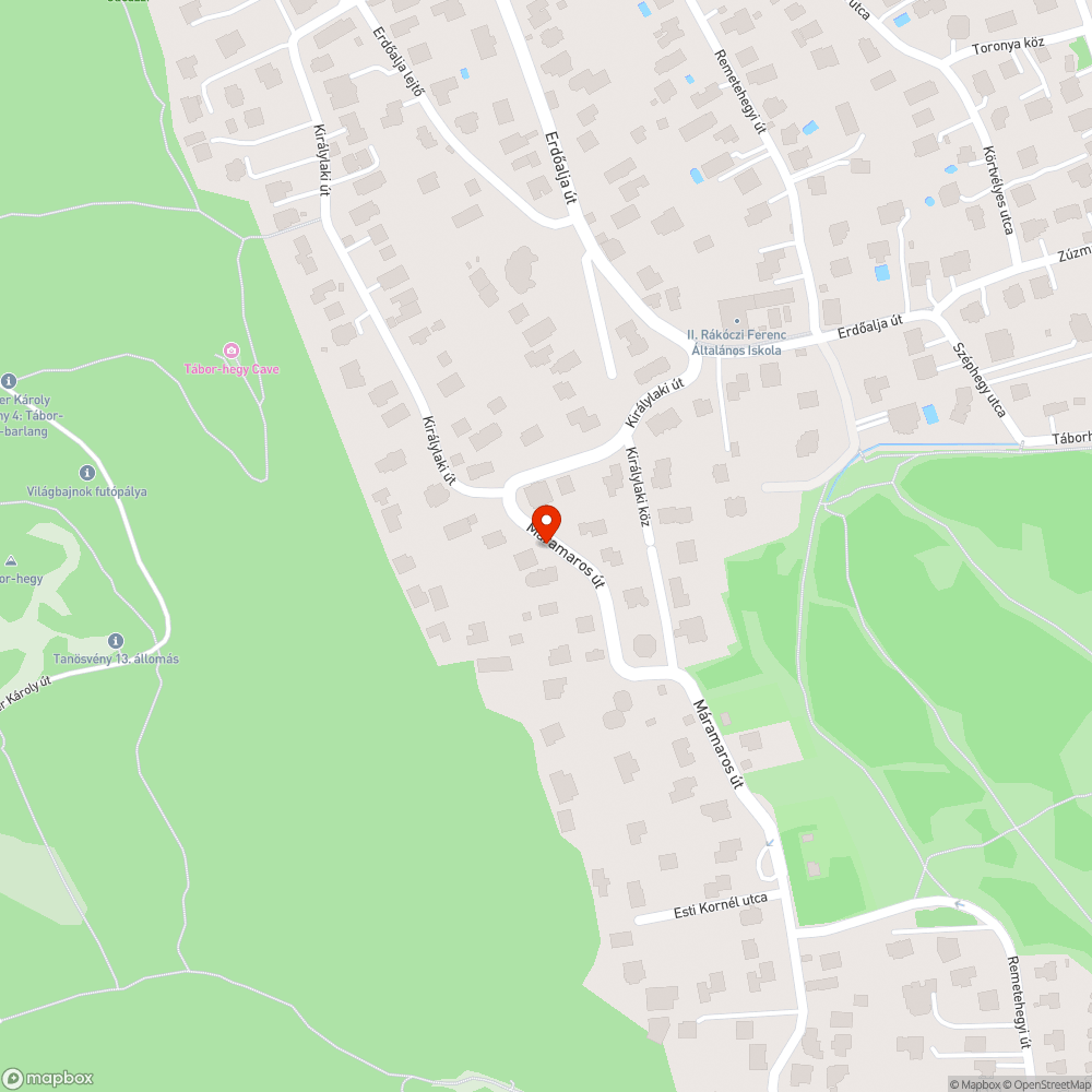 Beszakadt az út bejelentés helye