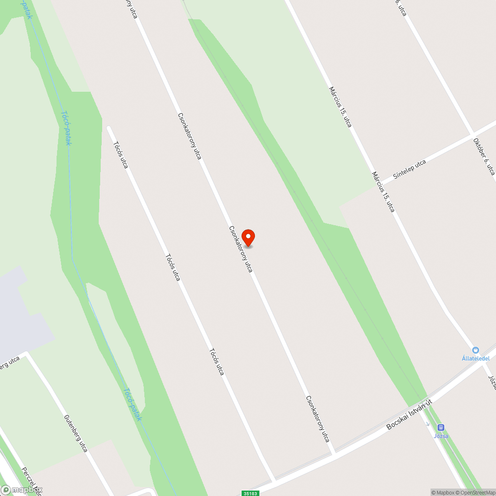 Lógó vezeték bejelentés helye