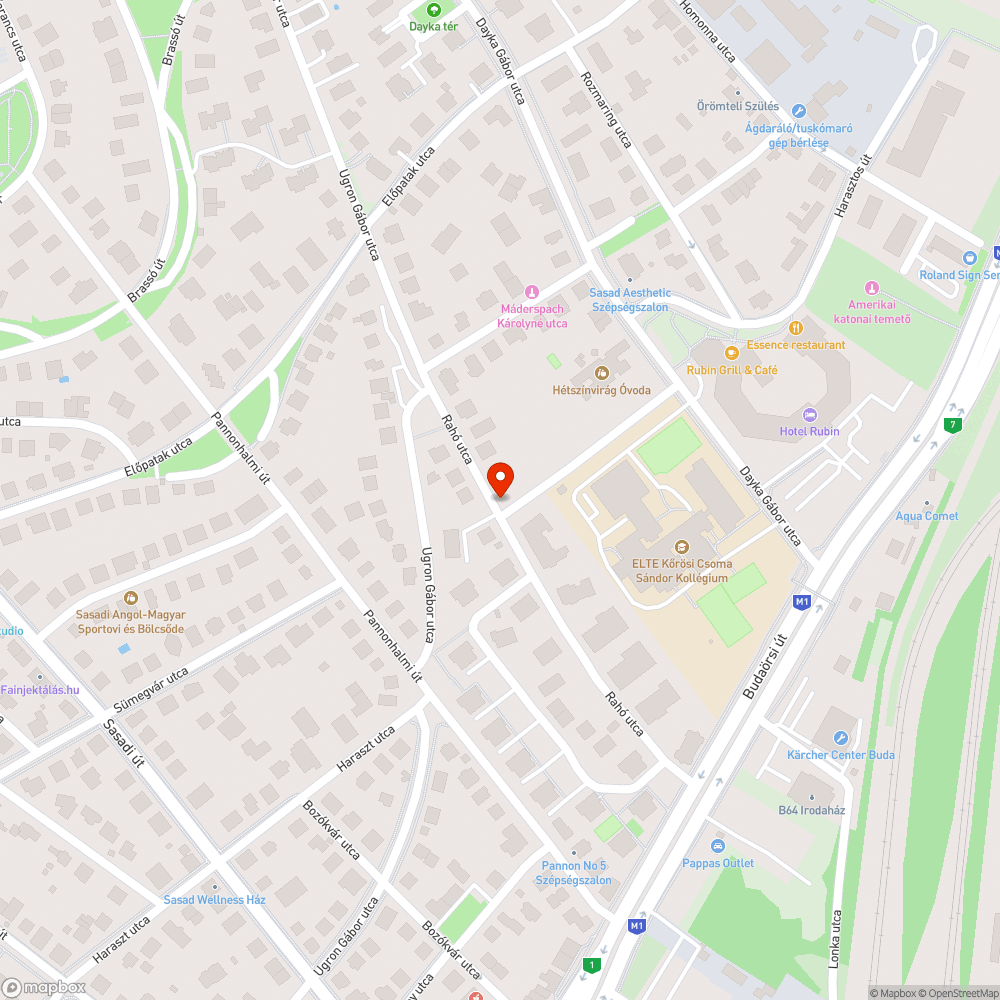 Rahó - Bali kutyürülék bejelentés helye