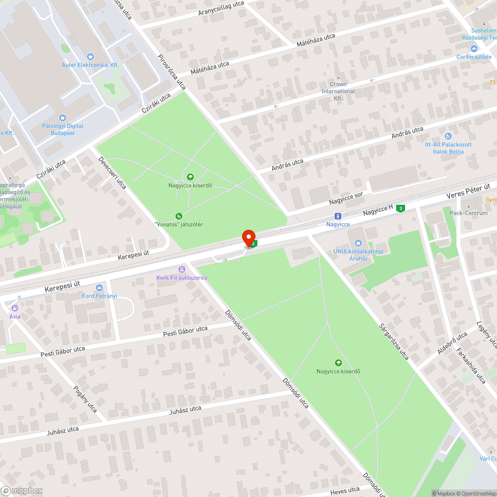 Kidöntött kresztábla bejelentés helye