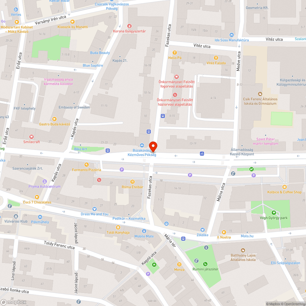 Elhanyagolt, szemetes járda bejelentés helye