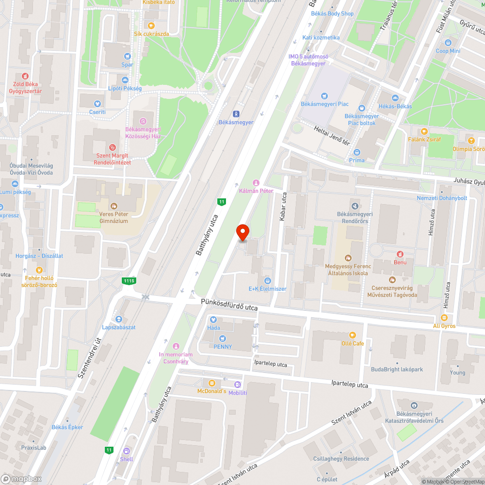 Kiégett a lámpa bejelentés helye