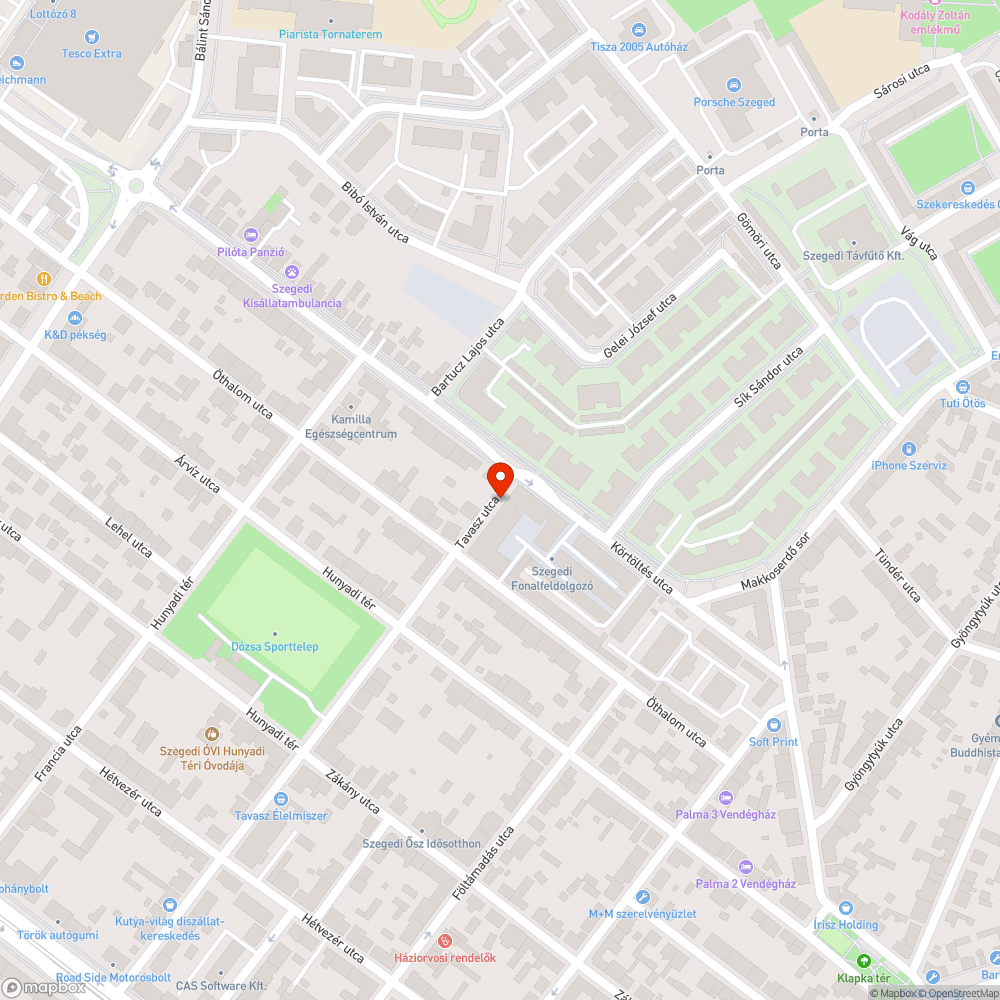 Üzemképtelen jármű bejelentés helye