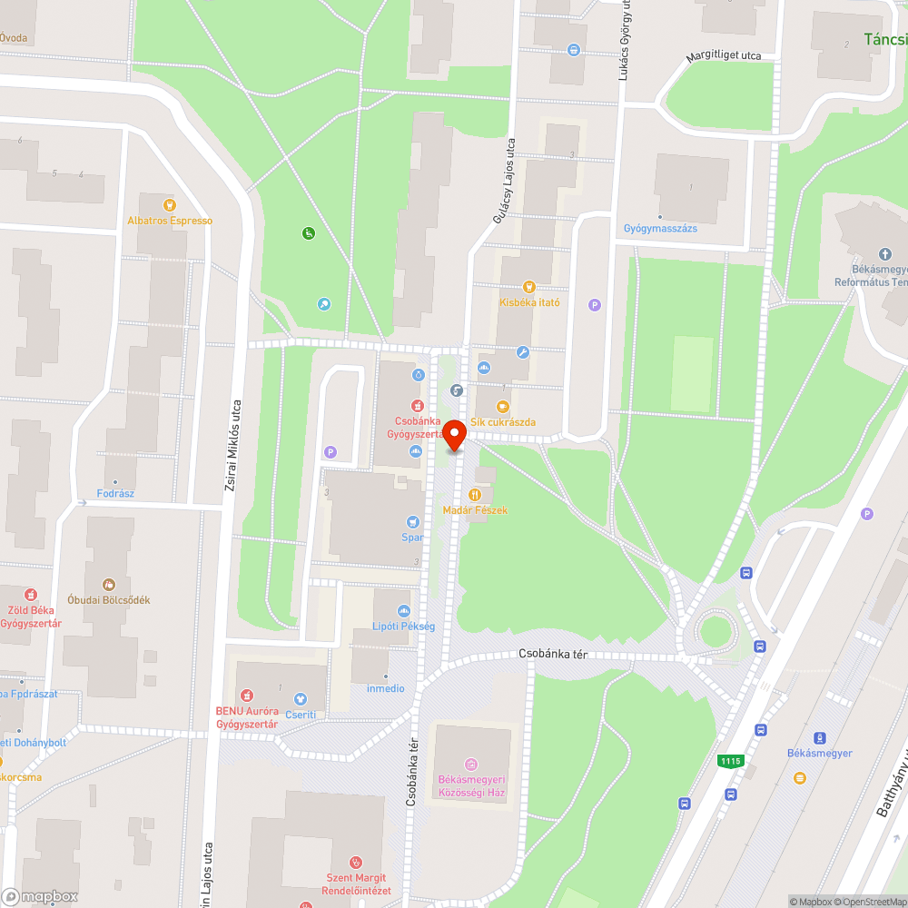 Kiégett bejelentés helye