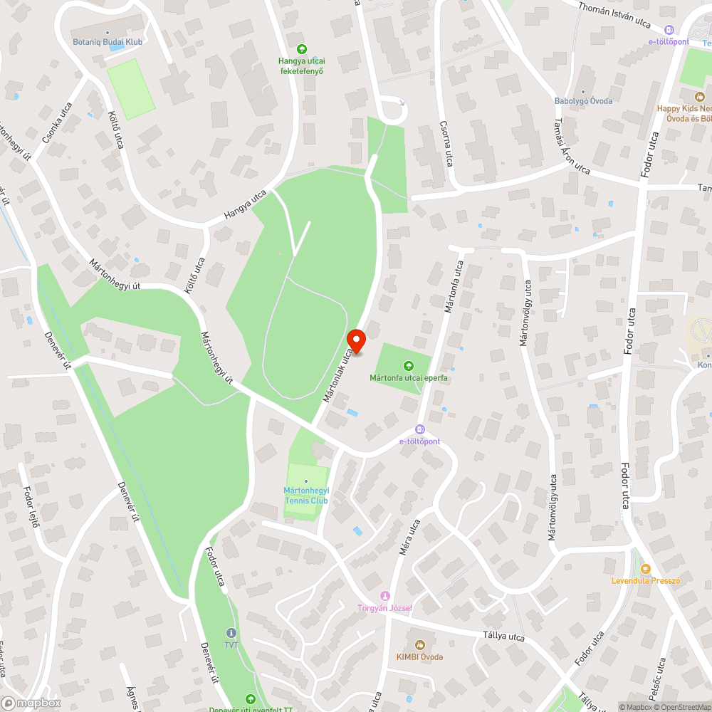 Kiégett lámpa bejelentés helye