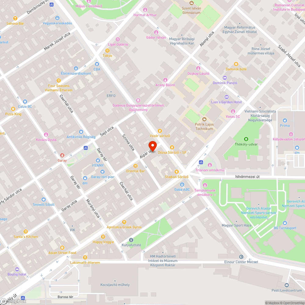 Járdán található közmű bejelentés helye