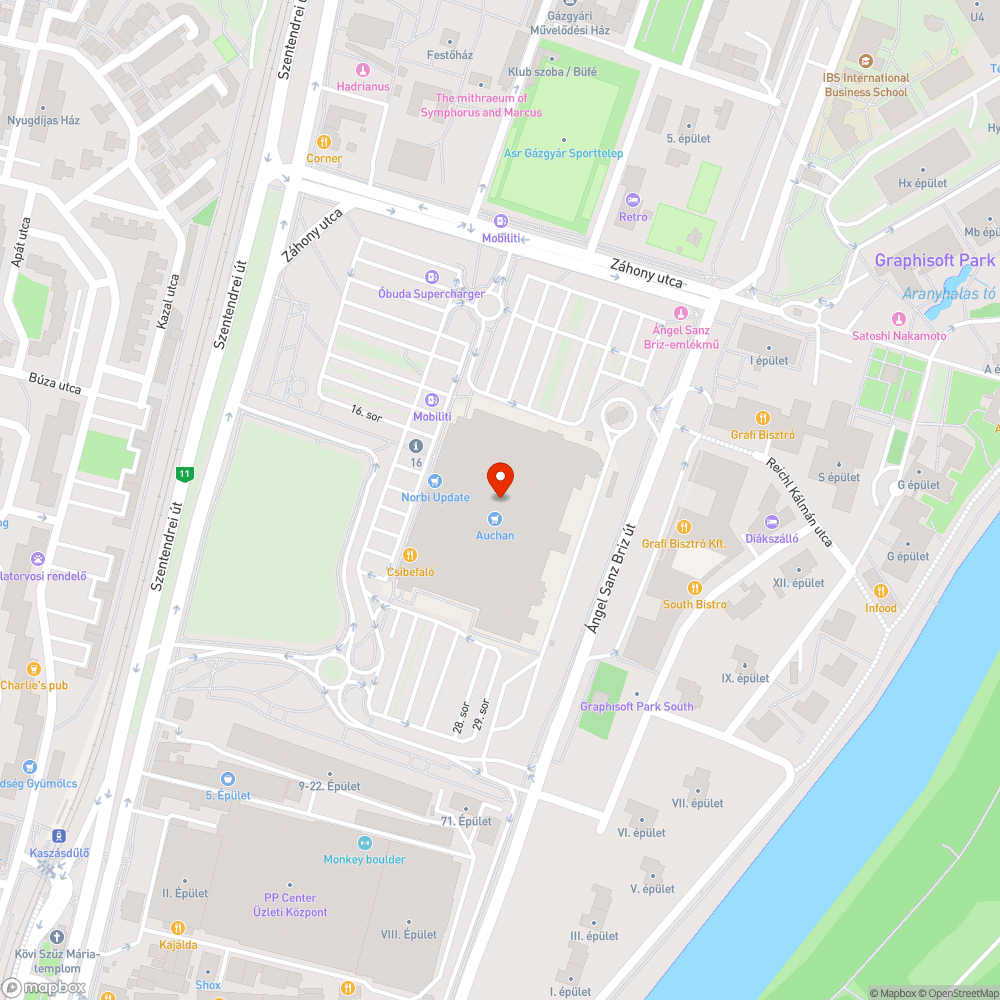 A pad kitört bejelentés helye