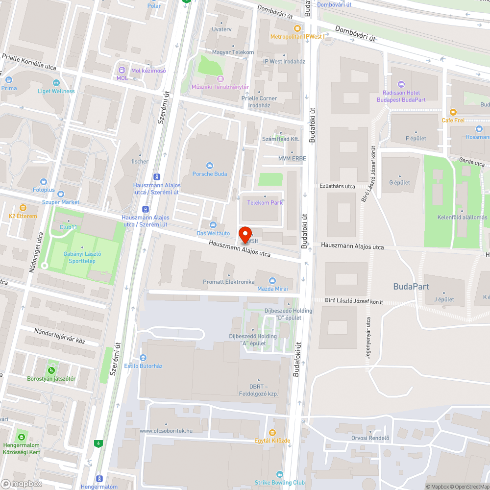 Elhagyott Opel bejelentés helye