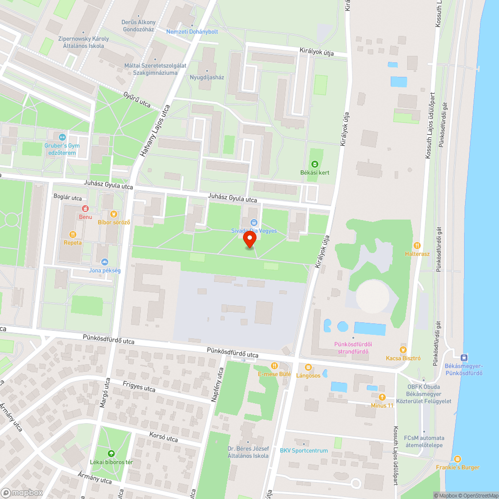 Kiégett a lámpa bejelentés helye