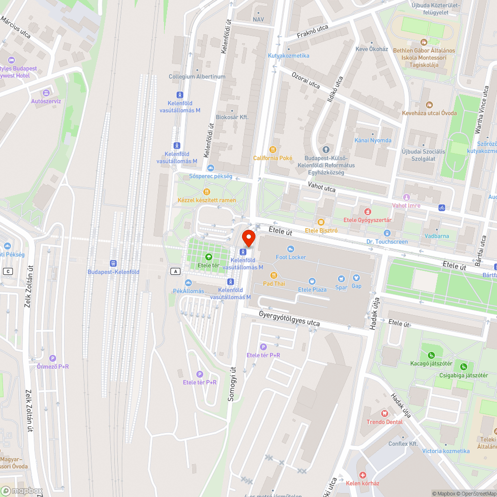 Etele tér megáll a víz a zebrán bejelentés helye