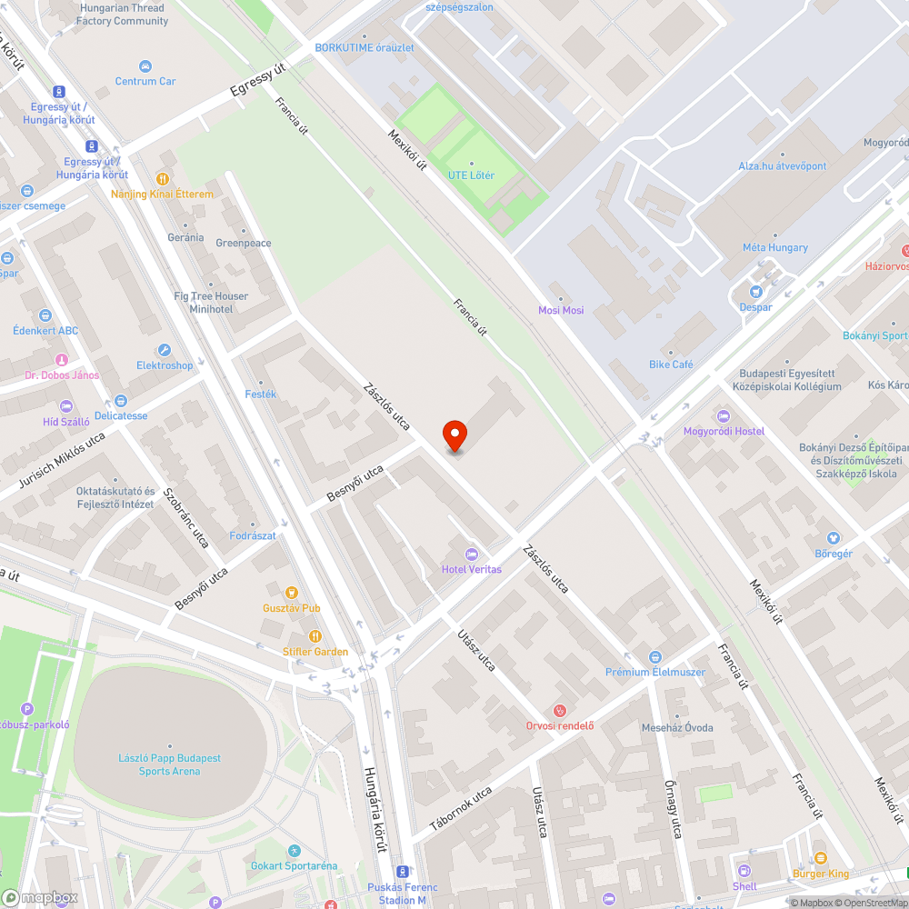 Járdán való parkolás bejelentés helye