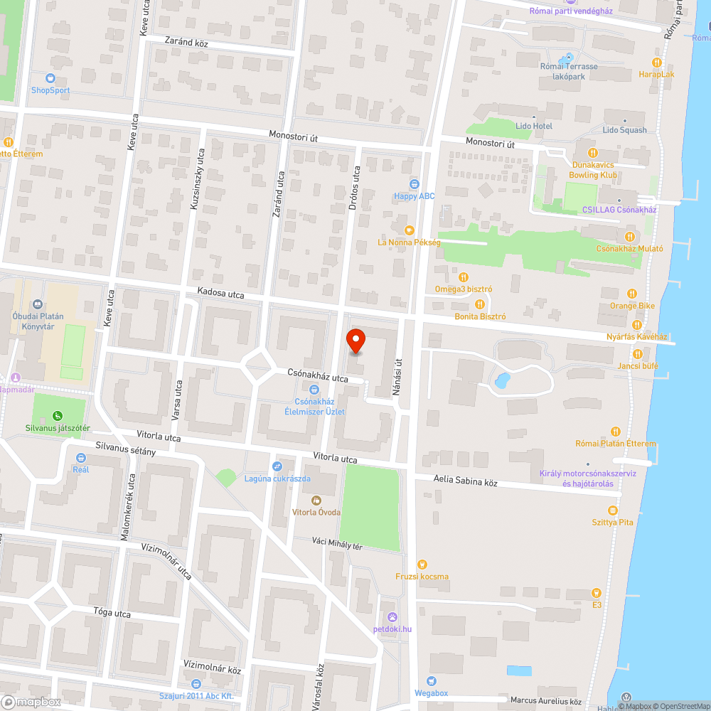 Világítás bejelentés helye