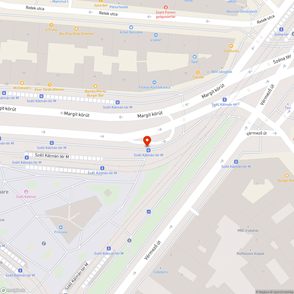 Szétesett térkép bejelentés helye