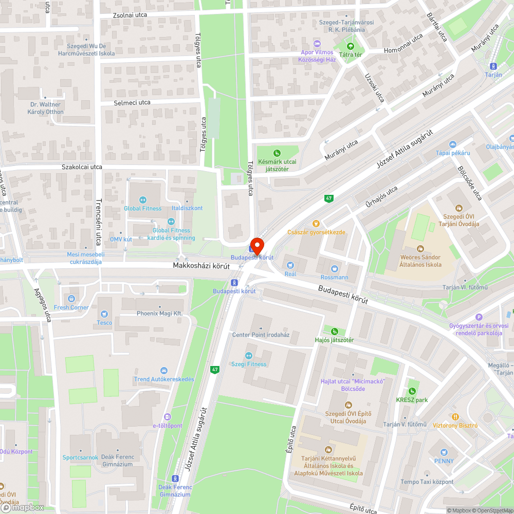 Lekopott az úttestet keresztező kerékpárút útburkolati jele bejelentés helye