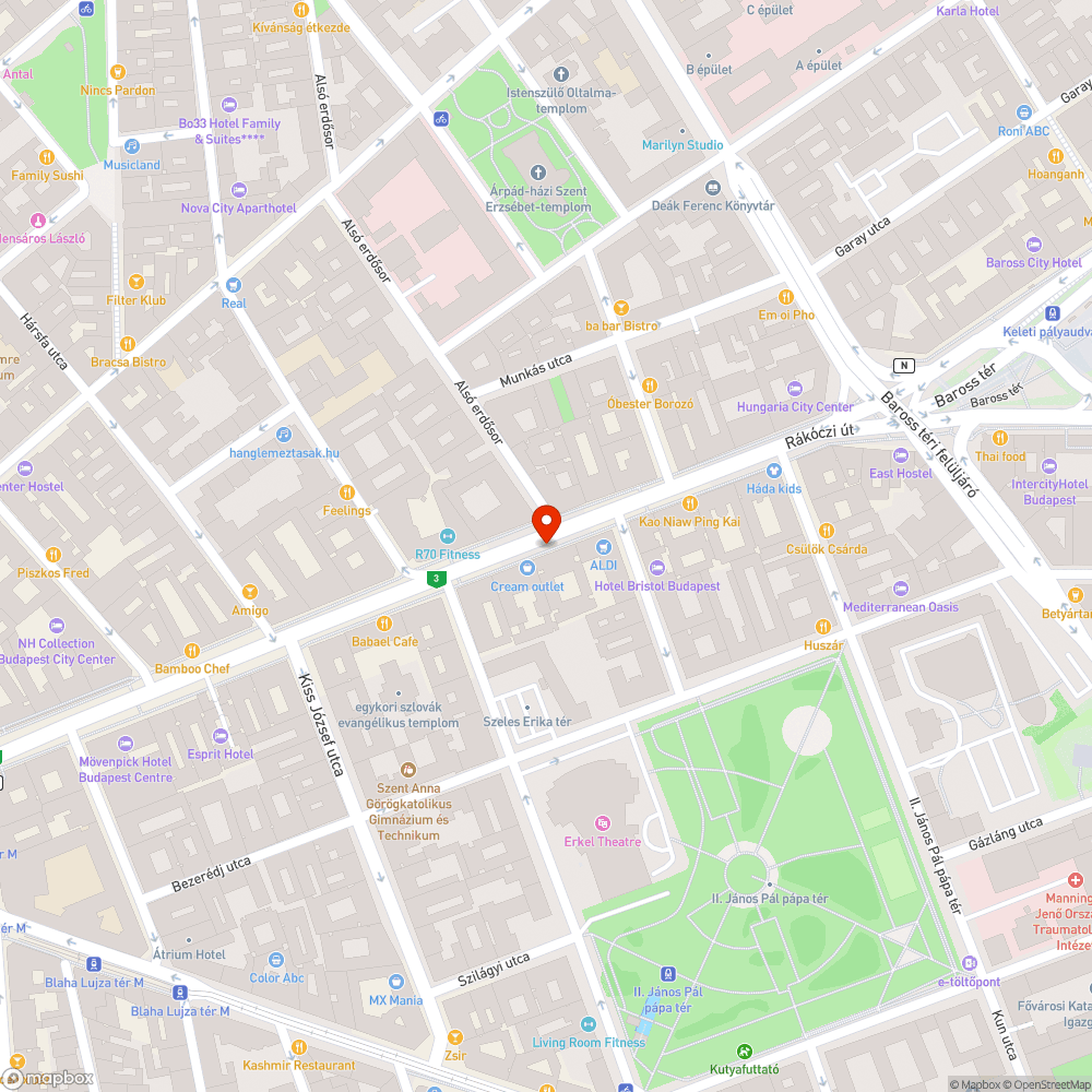 Kilógó oszlop maradvány a járdán bejelentés helye