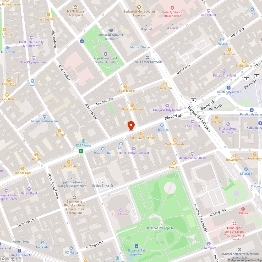 Hiányzó parkolásgátló oszlopok bejelentés helye