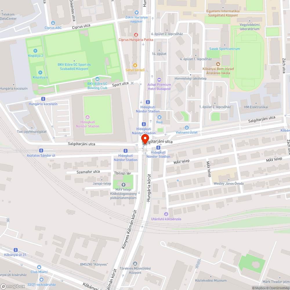 EuroVelo14 egy budapesti szakaszának állapota bejelentés helye