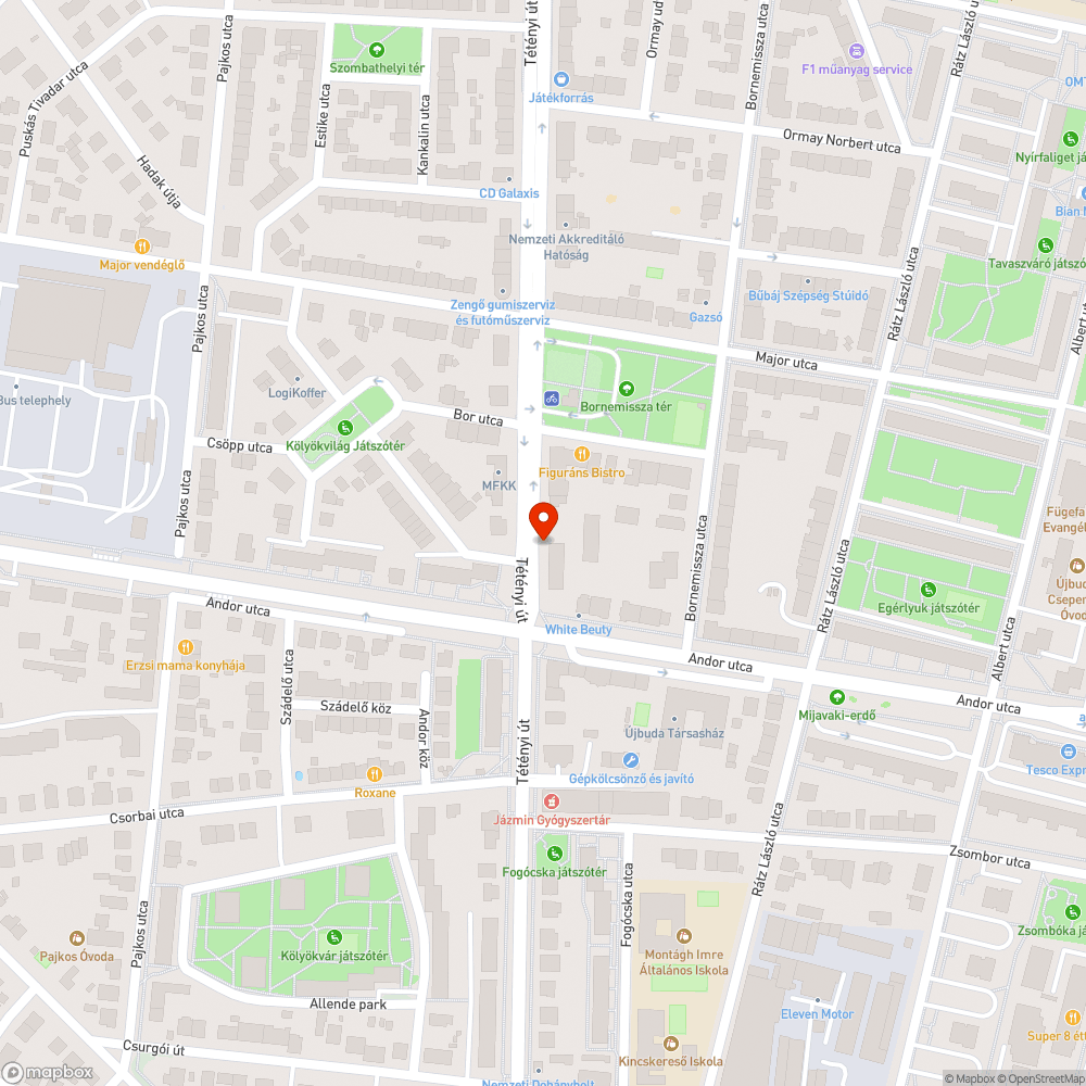 Megálló víz bejelentés helye