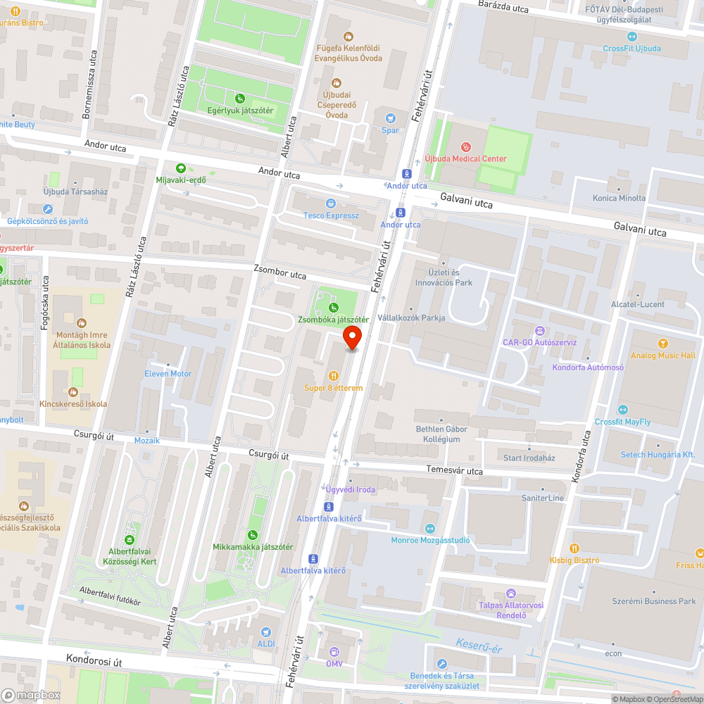 Elhagyott fehér Opel Corsa bejelentés helye