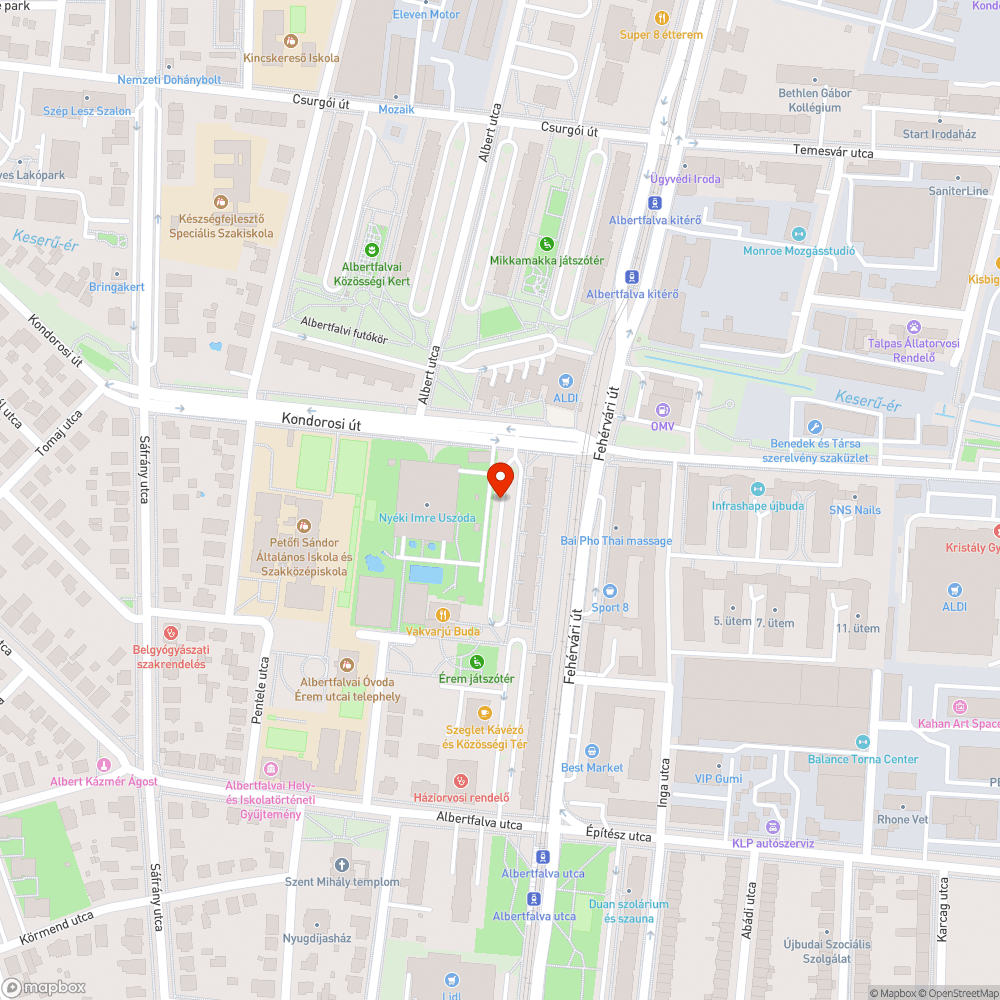 Elhagyott ezüst Opel Corsa bejelentés helye