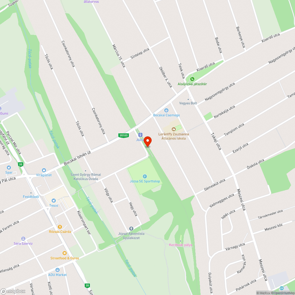 Lerakott szemét bejelentés helye