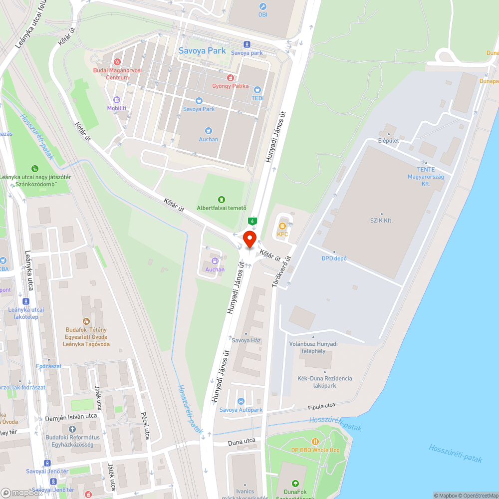 Törmelék és salakanyag bejelentés helye