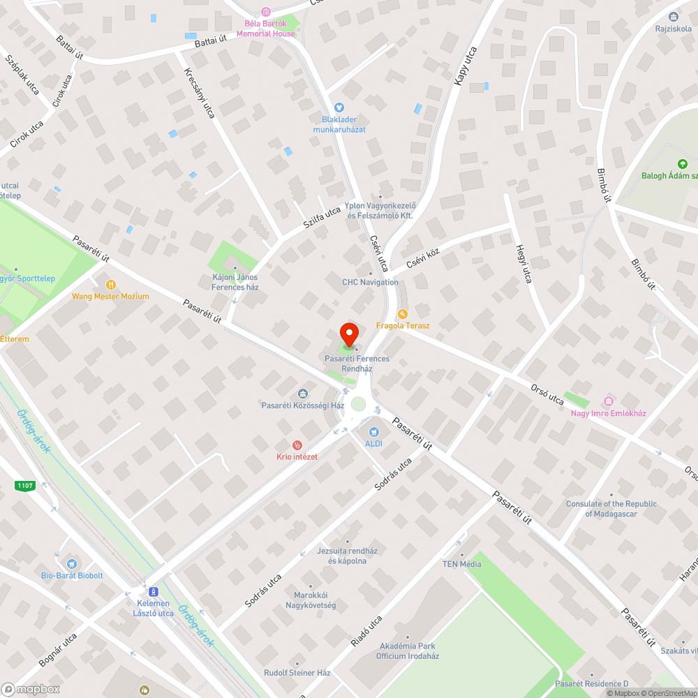 Sötétség bejelentés helye