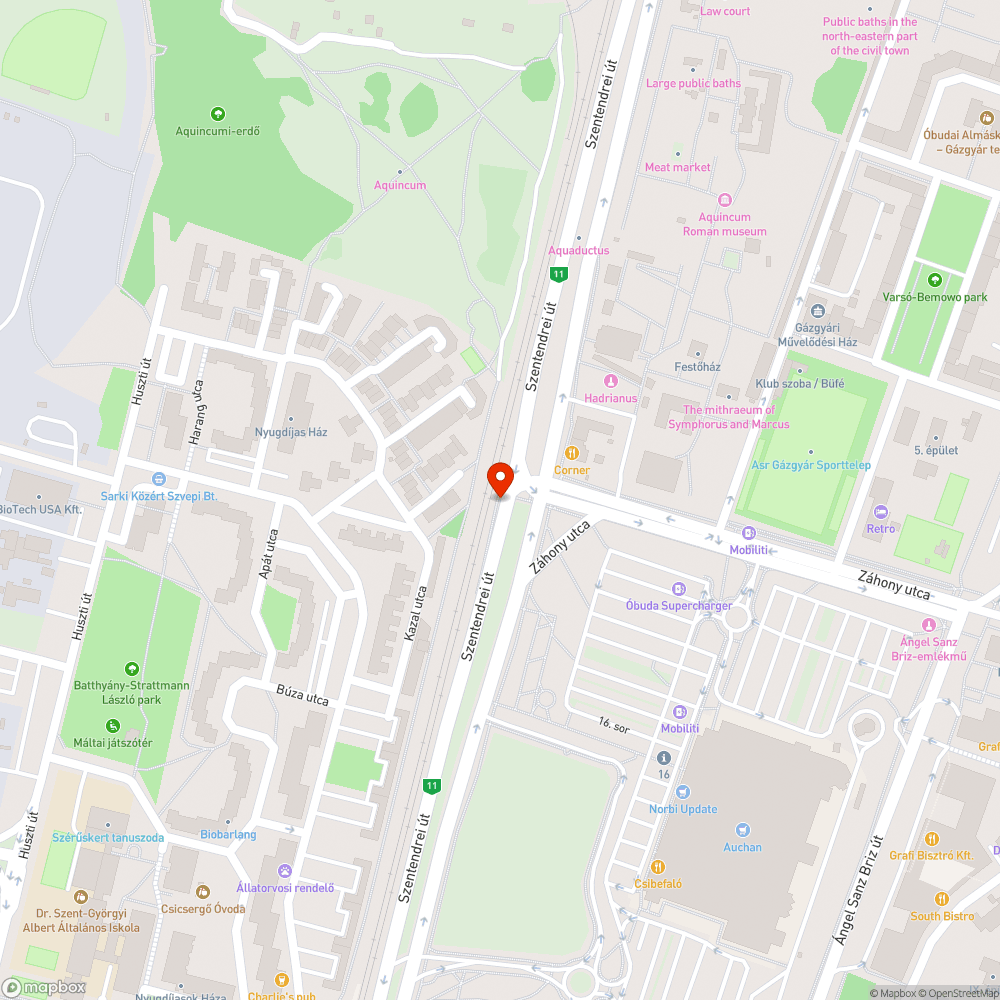 Buszmegálló, hiányzó üveg burkolat bejelentés helye