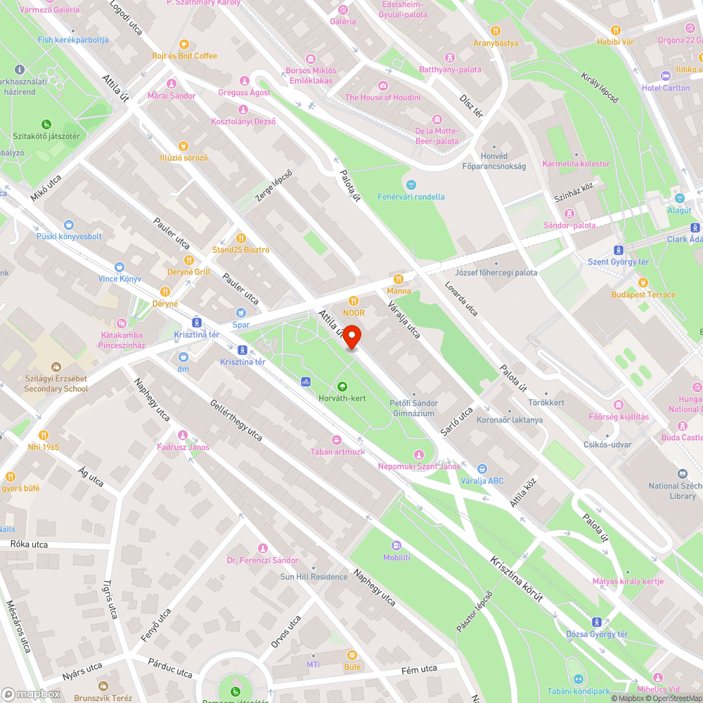 Sérült pad az Alagút utcai BKV megálló mellett bejelentés helye