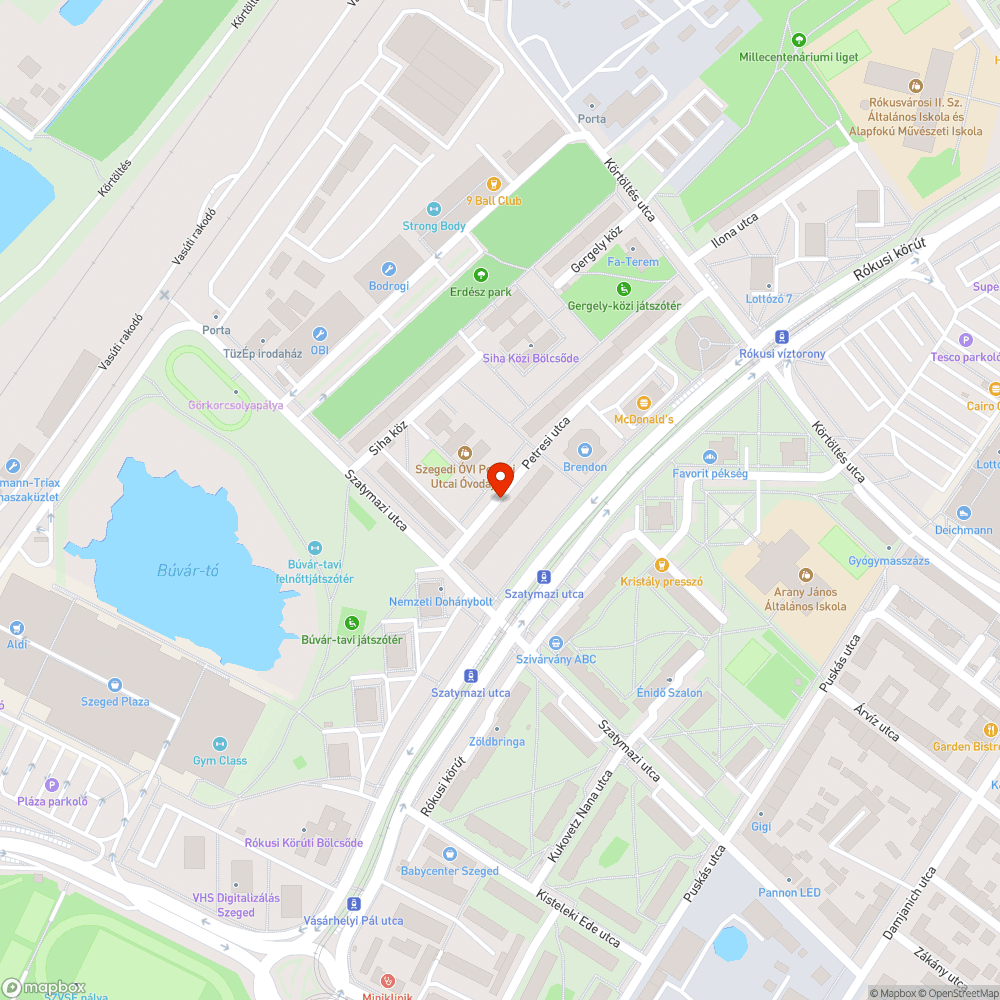 Eldugult víznyelő bejelentés helye