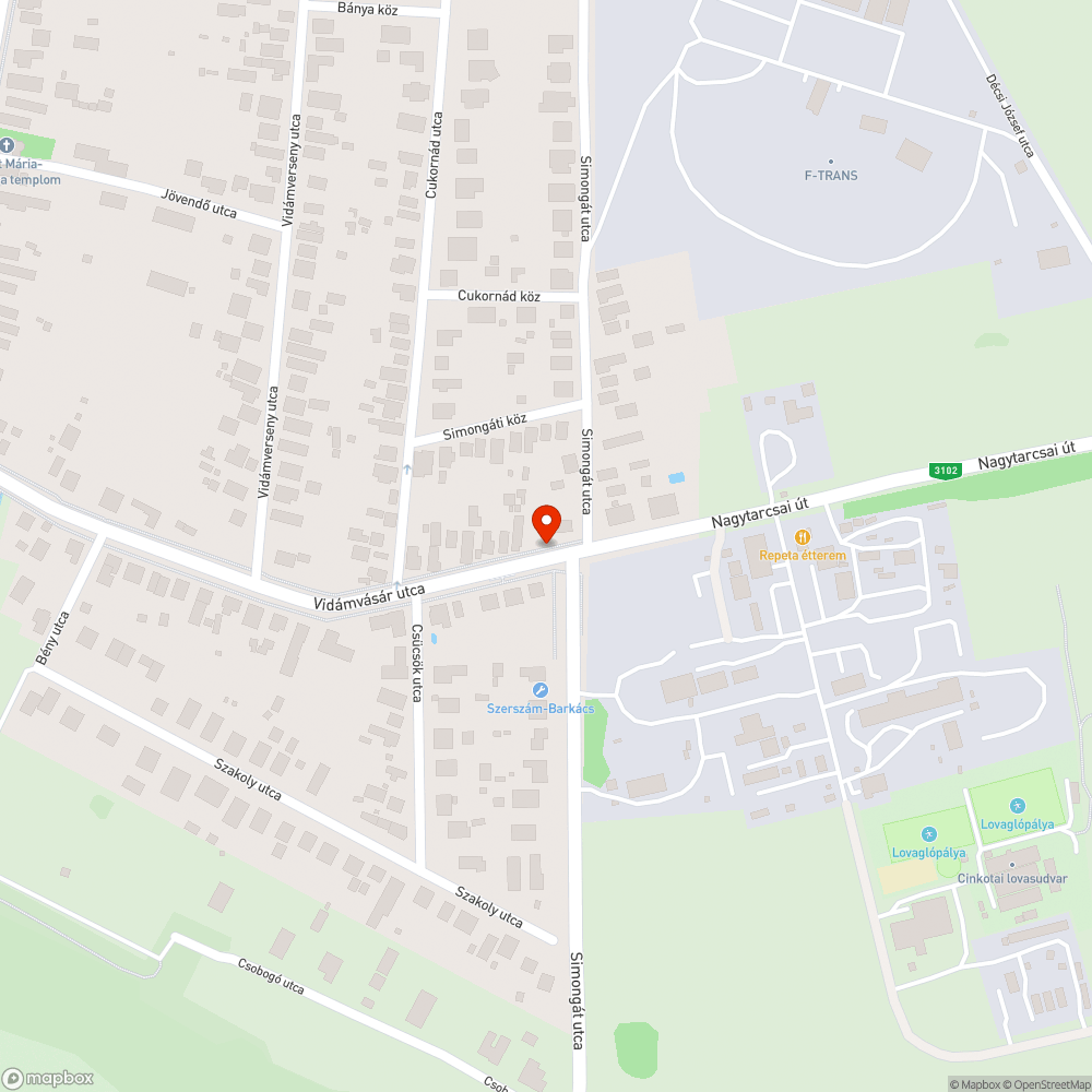 Megsérült távvezeték bejelentés helye