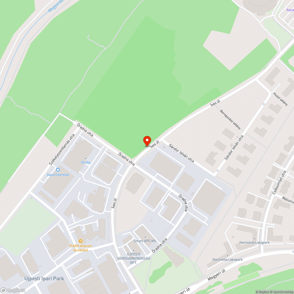 Íves úti tüskevár bejelentés helye