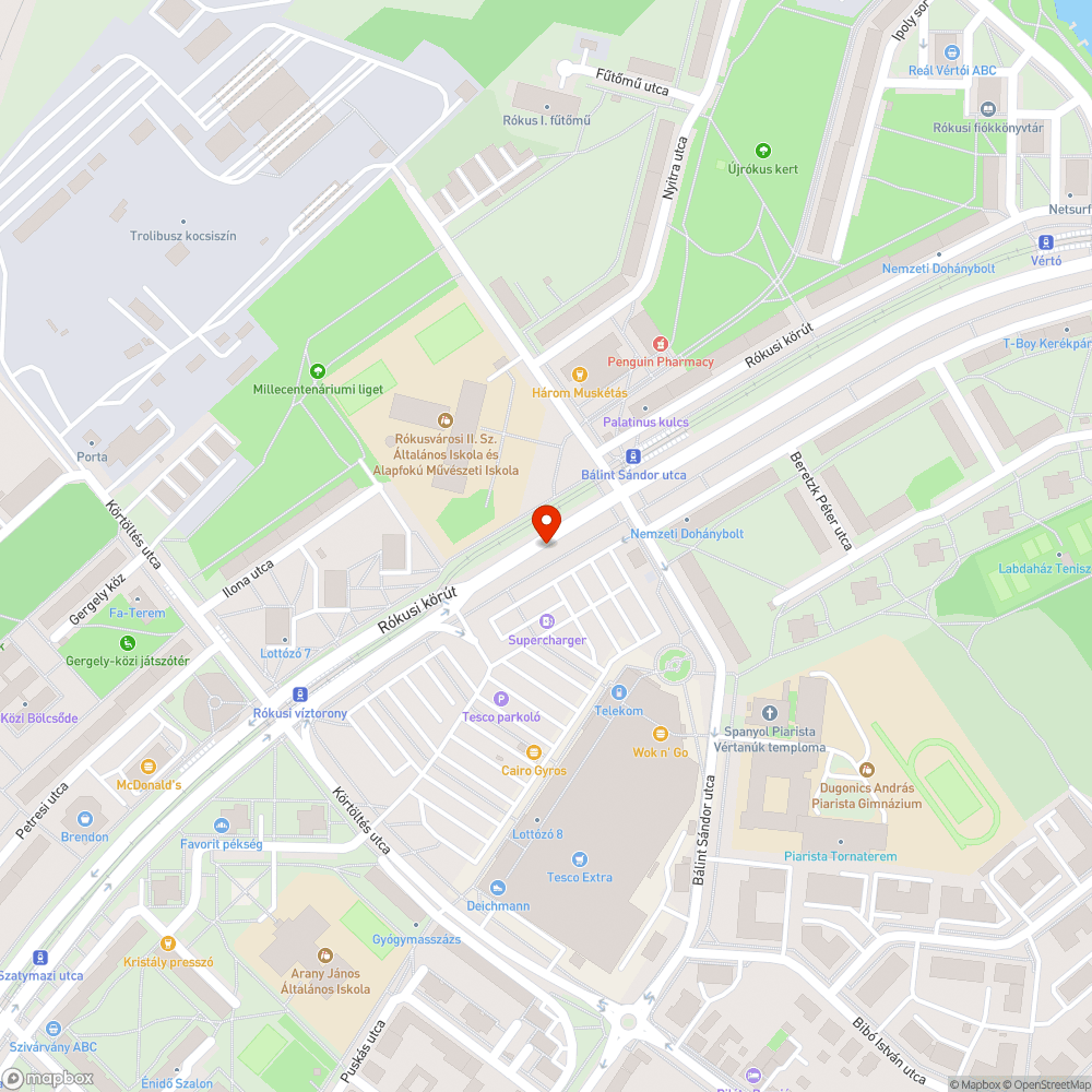 Gyalog- és kerékpárút helytelen lezárása bejelentés helye