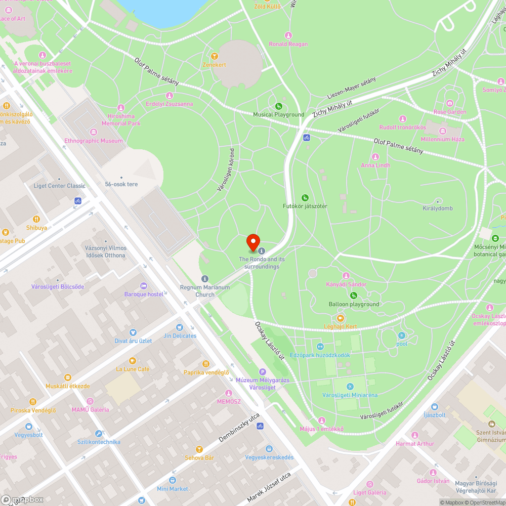 Trolimegállónál a pad bejelentés helye