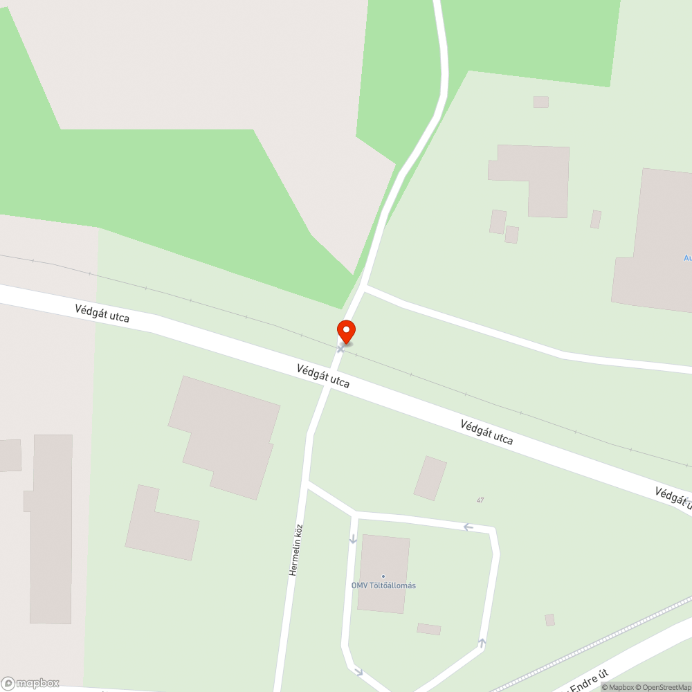 Kidöntött Anrdáskereszt bejelentés helye