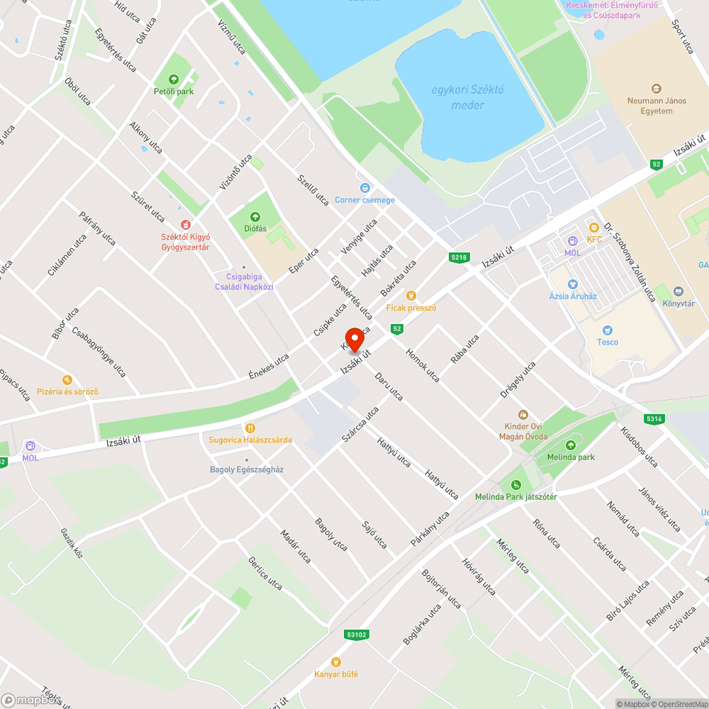 Jelzőtábla visszahelyezése bejelentés helye