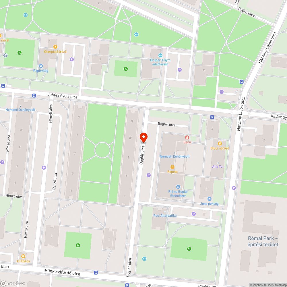 Kiégett lámpa bejelentés helye