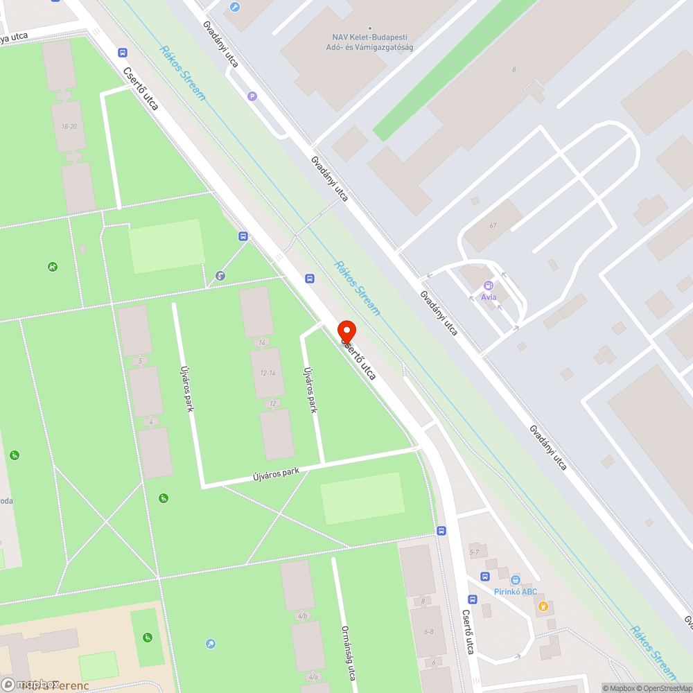 Nem működik 2 lámpa a Csertő utcában bejelentés helye